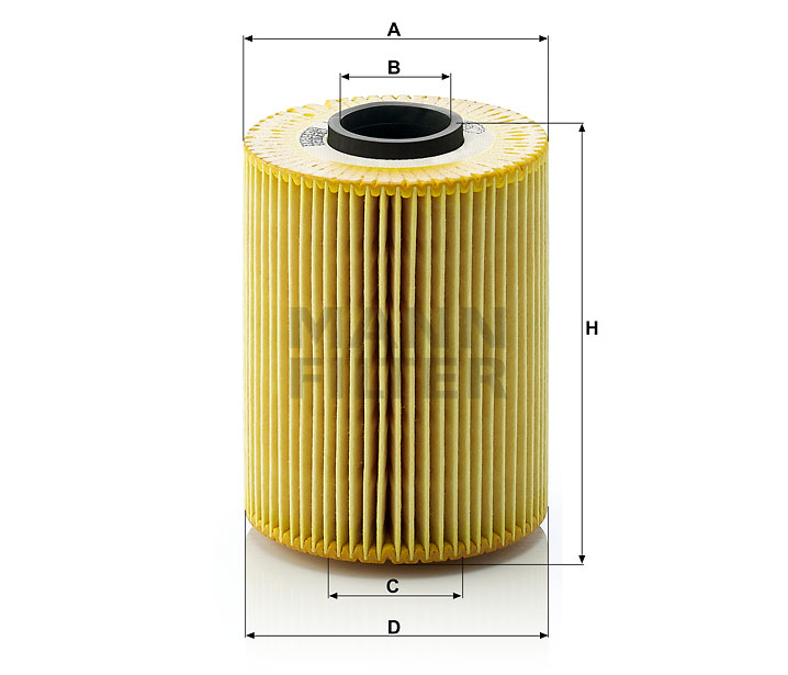 Mann Filter Original Filtro de aceite HU 926/5 y Set de filtro de aceite juego de juntas Para automóviles