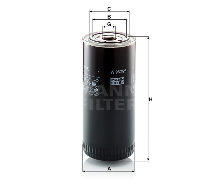 Original Mann-Filter hydraulikfilter para transmisión automática W 962//15